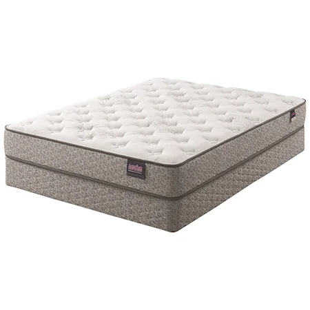 Full Plush Innerspring Mattress and 9" Steel Boxspring